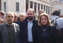 Κατάθεση στεφάνου από τον Δικηγορικό Σύλλογο της Αθήνας στο Πολυτεχνείο