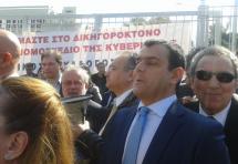 Αποκλεισμός-παράσταση διαμαρτυρίας των Δικηγόρων στο υπουργείο Δικαιοσύνης κατά του ασφαλιστικού-Δηλώσεις Προέδρου ΔΣΑ Β. Αλεξανδρή