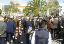 Αποκλεισμός-παράσταση διαμαρτυρίας των Δικηγόρων στο υπουργείο Δικαιοσύνης κατά του ασφαλιστικού-Δηλώσεις Προέδρου ΔΣΑ Β. Αλεξανδρή
